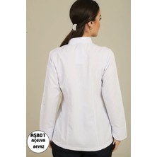 Deniz İş Kadın Alpaka Kumaş Aşçı Ceketi