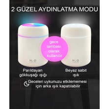 Luvroshe Yeni Şarjlı +1 Koku Yeni Nesil Type-C Girişli Hava Nemlendirici Koku Yayıcı Aroma Difüzörü
