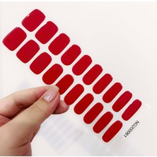 Nailos Basic Red Jel Tırnak, 20 Adet (2 Kullanım)