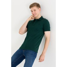 U.S. Polo Assn. Erkek Koyu Yeşil Tişört Basic 50262933-VR079