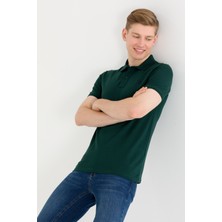 U.S. Polo Assn. Erkek Koyu Yeşil Tişört Basic 50262933-VR079