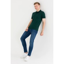U.S. Polo Assn. Erkek Koyu Yeşil Tişört Basic 50262933-VR079