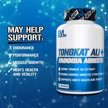 Evlution Nutrition Tongkat Alı + Fadogia Agrestis 400 Mg 60 Caps