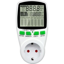 Dijital Wattmetre Enerji Sarfiyat Ölçer Tüketim Ölçer 220 Volt 16 Amper 3680 Watt Priz (4434)