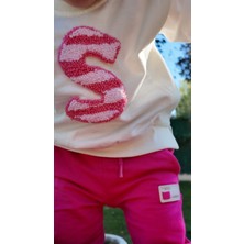 Harf Işlemeli Sweatshirt