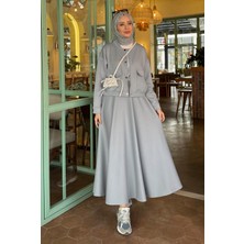 Scuba Bomber Ceket Gri