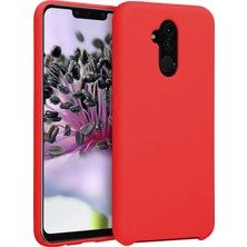 Piyasa Sepeti Huawei Mate 20 Lite İnce Mat Silikon Kılıf Kırmızı