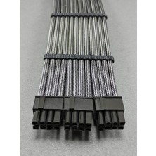 MM Rtx 8+8+8 Pin VGA (E.kartı) Uzatma - Karbon Sleeved