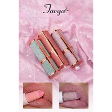 Natural Pembe Renk Kalıcı Parlak Simli Ruj Glitter Waterproof Matte Luxury Lipstick