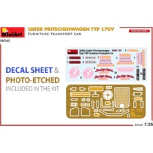 Miniart Liefer Pritschenwagen Tip 170V Mobilya Nakliye Aracı