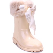 Igor W10239 Kız Çocuk Yağmur Çizmesi Suni Deri Campera Charol Soft Sedef Su Geçirmez Özellikte