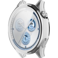 Tagomoon Huawei Watch Gt5 46MM ile Uyumlu Kasa ve Ekran Koruyucu 360 Silikon Kılıf