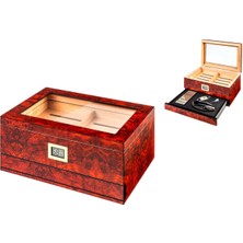 Angelo Küllük ve Kesicili Brown Humidor 920062