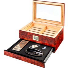 Angelo Küllük ve Kesicili Brown Humidor 920062