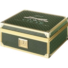 Angelo Metal Kaplama Alu Green Humidor 40 Lık