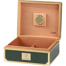 Angelo Metal Kaplama Alu Green Humidor 40 Lık