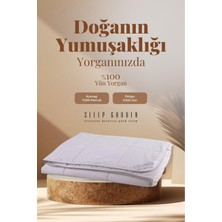 Sleep Garden %100 Doğal Yün Yorgan Çift Kişilik 195x215 Tela Çantalı