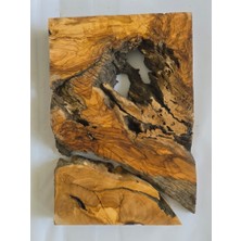 F&S WoodArt Zeytin Ağacı Ham Tabla - Hobi Epoksi Çalışmaları Için 40 x 27 cm 2/3/4 Parçalı Setler - Kendin Yap!
