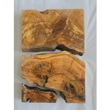 F&S WoodArt Zeytin Ağacı Ham Tabla - Hobi Epoksi Çalışmaları Için 40 x 27 cm 2/3/4 Parçalı Setler - Kendin Yap!