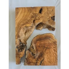 F&S WoodArt Zeytin Ağacı Ham Tabla - Hobi Epoksi Çalışmaları Için 40 x 27 cm 2/3/4 Parçalı Setler - Kendin Yap!