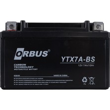 Orbus YTX7A-BS 12V 7A Motosiklet Aküsü (152 x 88 x 98 Mm) (2.5kg)