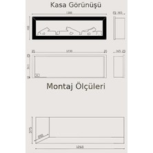 Zaya Magel 130 Metal Çerçeveli Elektrikli Şömine - Isıtıcısız, Tek Renkli (Alev Renkli), Kumandalı