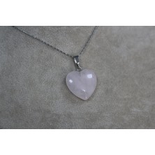 Alina Jewelry Doğal Taş Kolye - Aventurin, Ametist, Kaplan Gözü, Obsidyen ve Pembe Kuvars Şifalı Taşlar