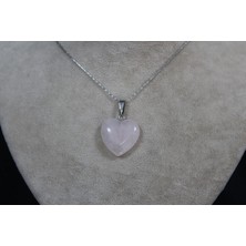 Alina Jewelry Doğal Taş Kolye - Aventurin, Ametist, Kaplan Gözü, Obsidyen ve Pembe Kuvars Şifalı Taşlar