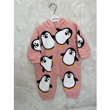Nurcan Bebe Kapşonlu Penguen Tulum