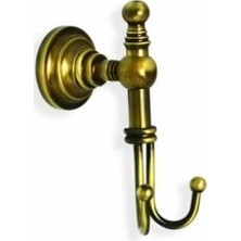 Dizaynaks Bornoz Askılığı Çiftli Antik Bronz