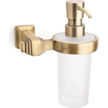 Dizaynaks Castle Antik Sarı Sıvı Sabunluk Duvara Montajlı