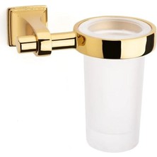 Dizaynaks Line Duvara Montajlı Diş Fırçalık Gold Kaplama