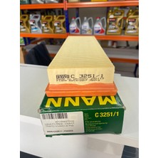 Mann C3251/1 Hava Filtresi Renault MEGANE SCENIC I CLIO II KANGOO LAGUNA MASTER TRAFIC II MOVANO VIVARO 1.9DTI DCI