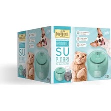 Cattie Kedi ve Köpek Klasik Model Arıtmalı Su Pınarı Antrasit 1 W 2.5 Lt