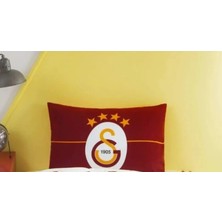 Zorluteks Outlet Galatasaray Lastikli Çarşaf Takımı Tek Kişilik 100X200 cm 50X70 cm