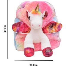 Taros -Unicorn Orta Boy Peluş Sırt Çantası