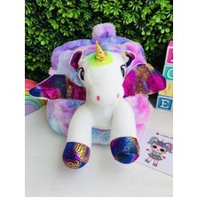 Taros -Unicorn Orta Boy Peluş Sırt Çantası