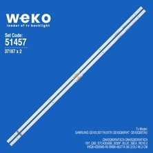 Weko WKSET-6457 37187X2 19Y_Q60_STC430AB6_3030F_BLUE_38EA_REV0.2  2 Adet LED Bar (38LED)