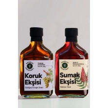 Natureller Sumak Ekşisi ve Koruk Ekşisi %100 Saf Tatlı Ekşi Hasat 2 Adet 280 gr