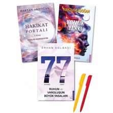 Yetmiş Yedi 77 - Kozmik Yankı - Hakikat Portalı 3'lü Set + Alfa Kalem