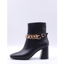 Sister In Love Shoes Ann Zincir Detaylı Kadın Topuklu  Bot