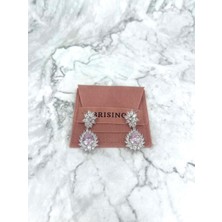 Brisinga Pembe Damla Ithal Gümüş Küpe