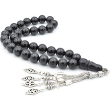Murty99 Küre Kesim Iri Boy Oltu Taşı Tesbih 12 mm