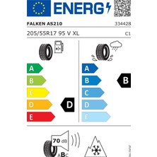 Falken 205/55 R17 95V Xl Tl Euroall Season AS210 Oto 4 Mevsim Oto Lastiği (Üretim Yılı:2024)