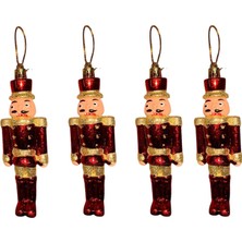 Piraye Gift 4 Adet Fındıkkıran Kurşun Asker Ağaç Süaü