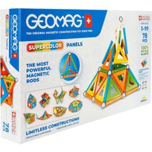 Nessiworld Geomag Supercolor Panels Manyetik Zeka Oyunu 78 Parça S01000379