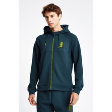 Lescon Erkek Fermuarlı Kapüşonlu Sweatshirt 24N-1121