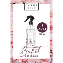 Image Home Buket Çiçek Kokulu Oda Kumaş Spreyi 500 ml x3