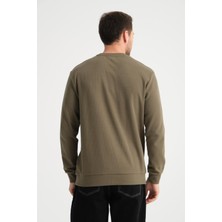 Shoppingdimoda  Pamuk, Bisiklet Yaka Erkek Sweatshirt