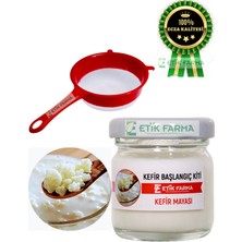 Etik Farma Kafkas Süt Kefir Mayası Başlangıç Kiti + Süzgeç